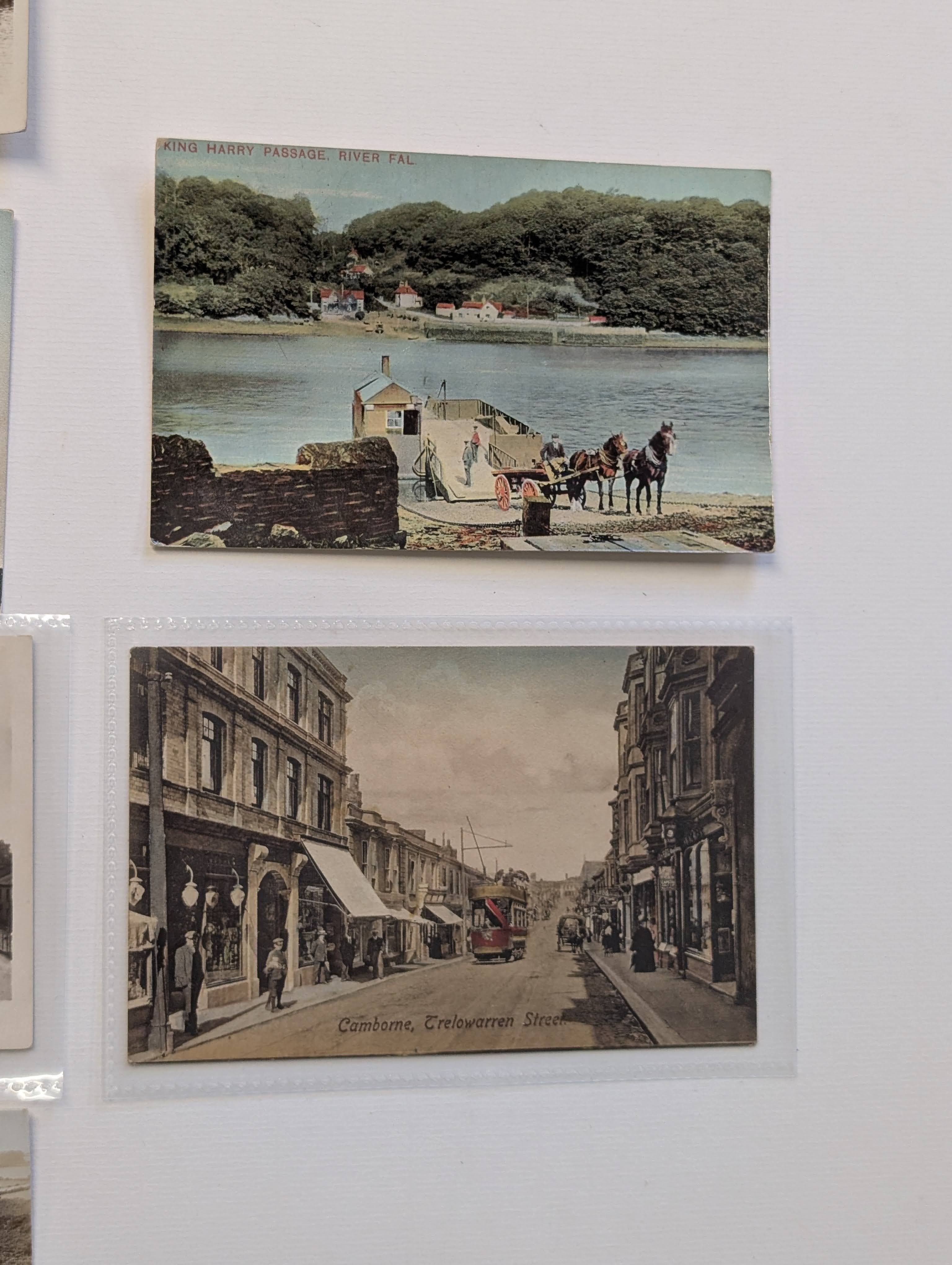Lot 193 - Cornwall postcards. A collection of 90