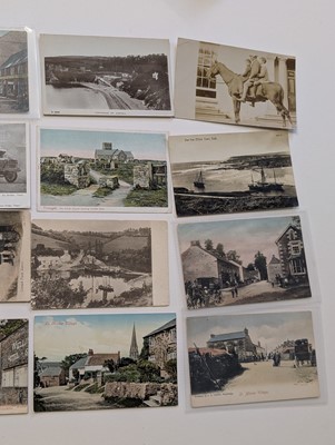 Lot 193 - Cornwall postcards. A collection of 90 postcards of Cornwall, all pre-1920