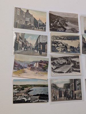 Lot 193 - Cornwall postcards. A collection of 90 postcards of Cornwall, all pre-1920
