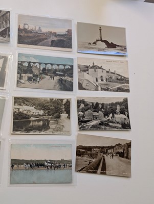 Lot 193 - Cornwall postcards. A collection of 90 postcards of Cornwall, all pre-1920