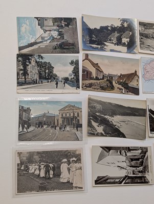 Lot 193 - Cornwall postcards. A collection of 90 postcards of Cornwall, all pre-1920
