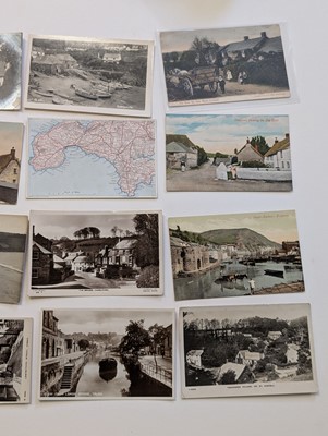 Lot 193 - Cornwall postcards. A collection of 90 postcards of Cornwall, all pre-1920