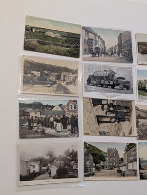 Lot 193 - Cornwall postcards. A collection of 90 postcards of Cornwall, all pre-1920