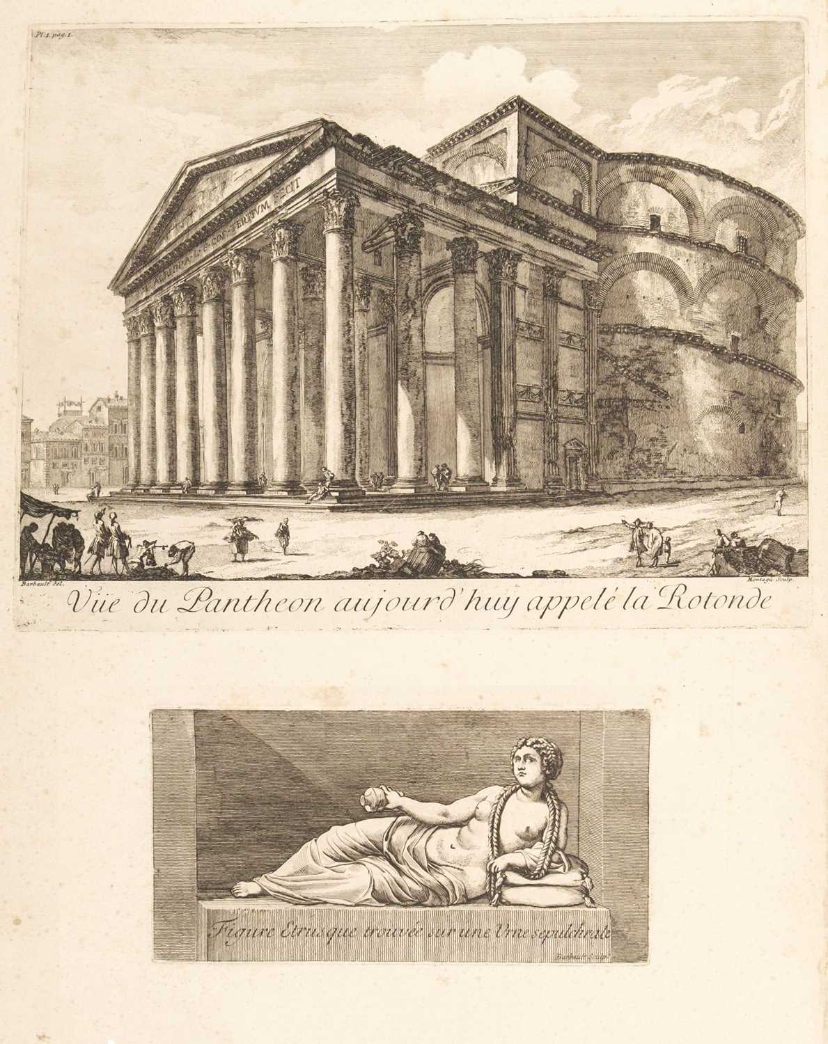 Lot 5 - Barbault (Jean). Les Plus Beaux Monuments de Rome Ancienne, 1st edition, Rome: Komarek, 1761