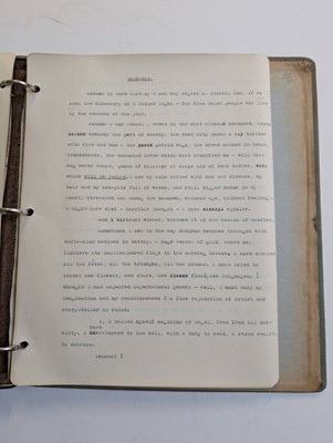 Lot 288 - Rimbaud (Arthur). A very early typed English translation of 'Une saison en enfer', by Ernest Gye, c. 1930