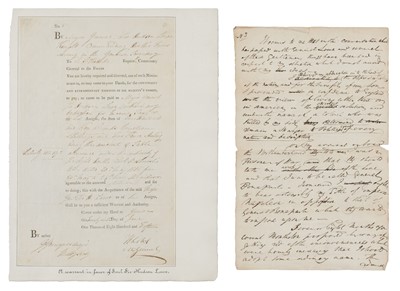 Lot 313 - Napoleon Bonaparte (1769-1821) An undated manuscript note...