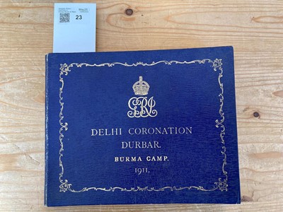 Lot 23 - Delhi Durbar. Delhi Coronation Durbar, December 1911