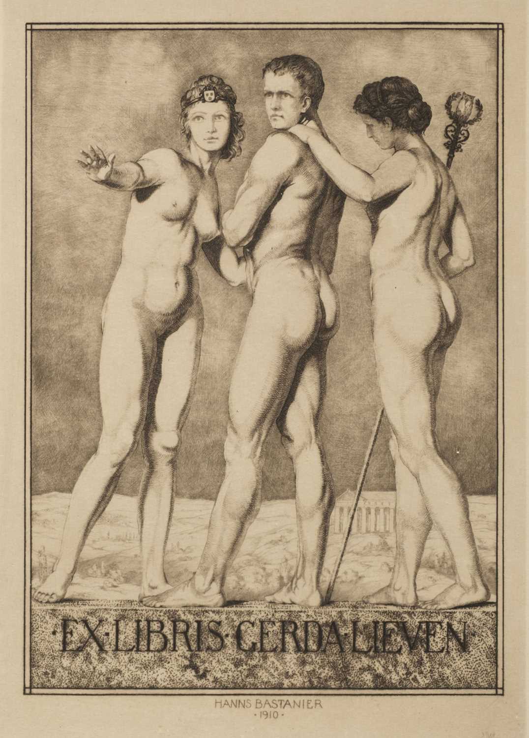 Lot 422 - German Bookplates. A collection of approximately 180 ex-libris, mostly early 20th-century