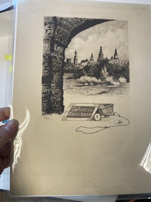 Lot 422 - German Bookplates. A collection of approximately 180 ex-libris, mostly early 20th-century