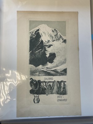 Lot 422 - German Bookplates. A collection of approximately 180 ex-libris, mostly early 20th-century