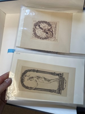 Lot 422 - German Bookplates. A collection of approximately 180 ex-libris, mostly early 20th-century