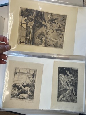 Lot 422 - German Bookplates. A collection of approximately 180 ex-libris, mostly early 20th-century