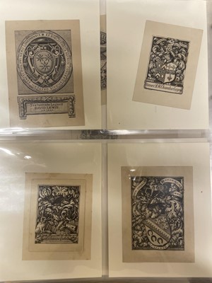 Lot 409 - British Armorial Bookplates. A collection of approximately 430, 17th-19th century
