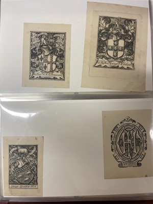 Lot 409 - British Armorial Bookplates. A collection of approximately 430, 17th-19th century