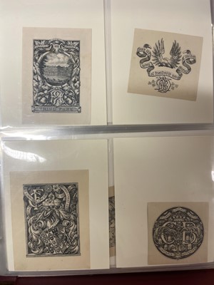 Lot 409 - British Armorial Bookplates. A collection of approximately 430, 17th-19th century