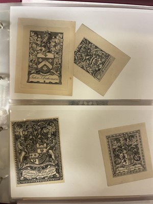 Lot 409 - British Armorial Bookplates. A collection of approximately 430, 17th-19th century