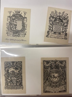 Lot 409 - British Armorial Bookplates. A collection of approximately 430, 17th-19th century