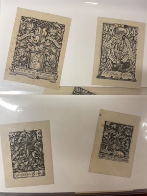 Lot 409 - British Armorial Bookplates. A collection of approximately 430, 17th-19th century