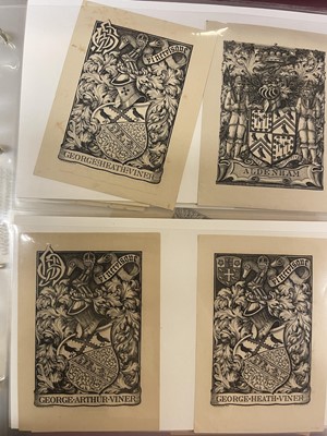 Lot 409 - British Armorial Bookplates. A collection of approximately 430, 17th-19th century