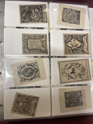 Lot 409 - British Armorial Bookplates. A collection of approximately 430, 17th-19th century