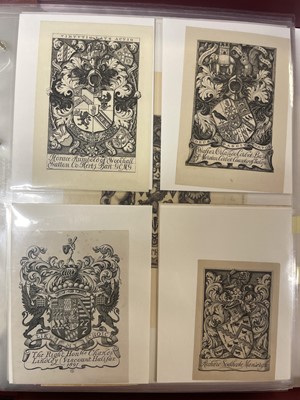 Lot 409 - British Armorial Bookplates. A collection of approximately 430, 17th-19th century