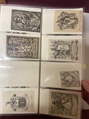 Lot 409 - British Armorial Bookplates. A collection of approximately 430, 17th-19th century