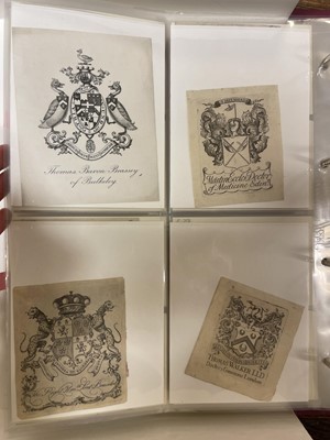 Lot 409 - British Armorial Bookplates. A collection of approximately 430, 17th-19th century