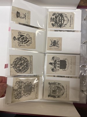 Lot 409 - British Armorial Bookplates. A collection of approximately 430, 17th-19th century