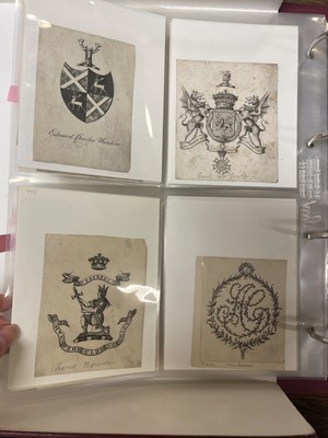 Lot 409 - British Armorial Bookplates. A collection of approximately 430, 17th-19th century
