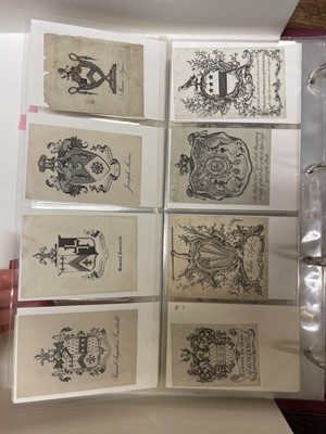 Lot 409 - British Armorial Bookplates. A collection of approximately 430, 17th-19th century