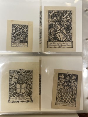 Lot 409 - British Armorial Bookplates. A collection of approximately 430, 17th-19th century