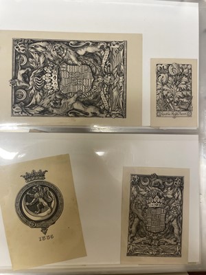 Lot 409 - British Armorial Bookplates. A collection of approximately 430, 17th-19th century