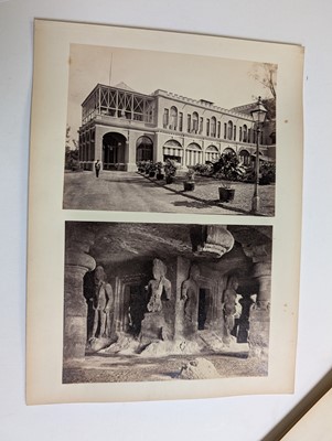 Lot 27 - India. A group of 20 albumen prints on card leaves, c. 1860/1870s