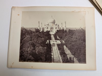 Lot 27 - India. A group of 20 albumen prints on card leaves, c. 1860/1870s