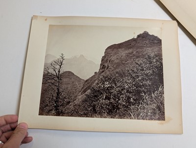 Lot 27 - India. A group of 20 albumen prints on card leaves, c. 1860/1870s