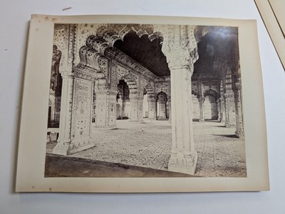 Lot 27 - India. A group of 20 albumen prints on card leaves, c. 1860/1870s