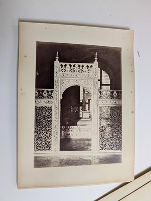 Lot 27 - India. A group of 20 albumen prints on card leaves, c. 1860/1870s