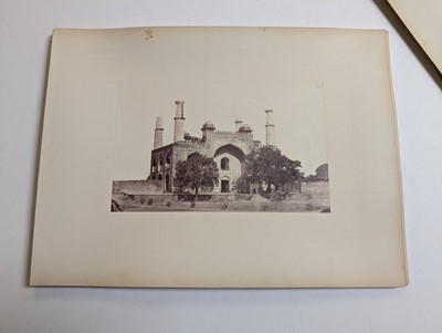 Lot 27 - India. A group of 20 albumen prints on card leaves, c. 1860/1870s