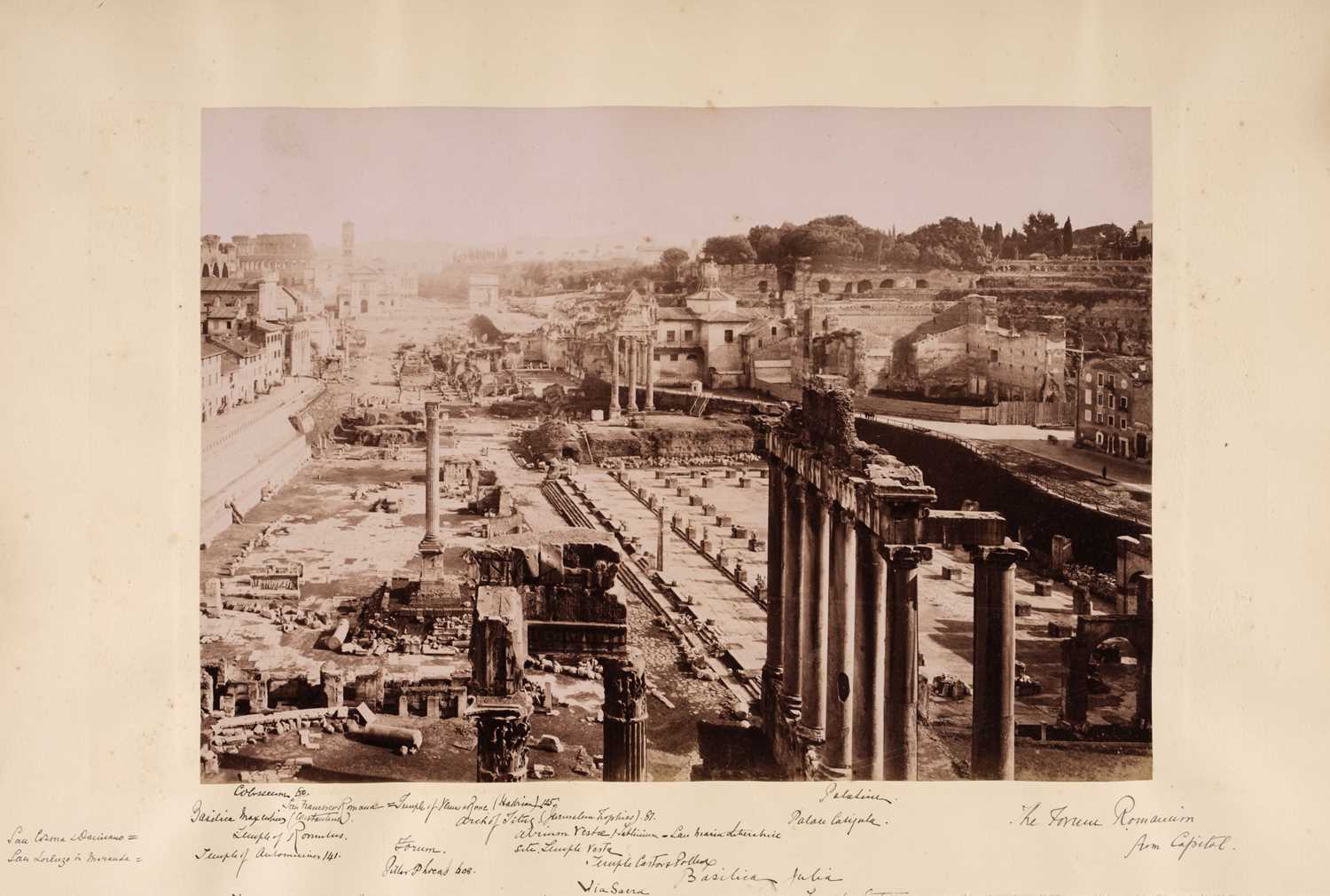 Lot 30 - Italy. A large group of approximately 175 albumen prints of Italian views and architecture