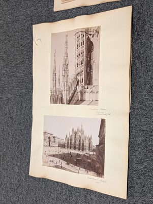 Lot 30 - Italy. A large group of approximately 175 albumen prints of Italian views and architecture