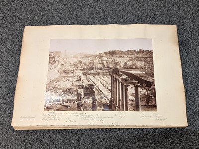 Lot 30 - Italy. A large group of approximately 175 albumen prints of Italian views and architecture