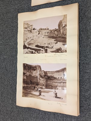 Lot 30 - Italy. A large group of approximately 175 albumen prints of Italian views and architecture