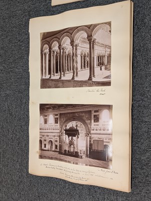 Lot 30 - Italy. A large group of approximately 175 albumen prints of Italian views and architecture