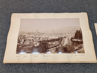 Lot 30 - Italy. A large group of approximately 175 albumen prints of Italian views and architecture