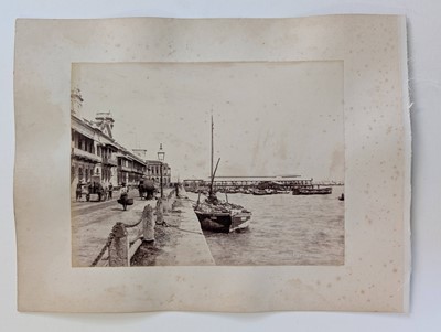 Lot 47 - Travel Photography. An assorted collection of 30 albumen prints of various views and peoples