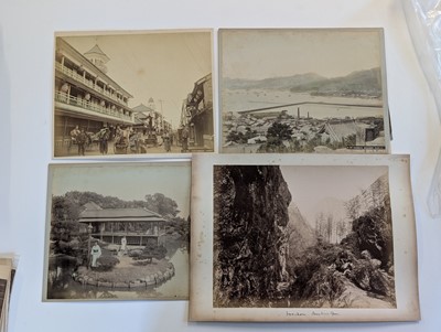 Lot 47 - Travel Photography. An assorted collection of 30 albumen prints of various views and peoples