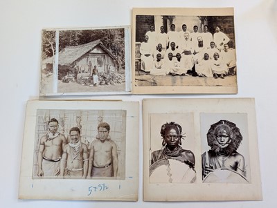 Lot 47 - Travel Photography. An assorted collection of 30 albumen prints of various views and peoples