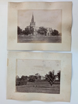 Lot 47 - Travel Photography. An assorted collection of 30 albumen prints of various views and peoples