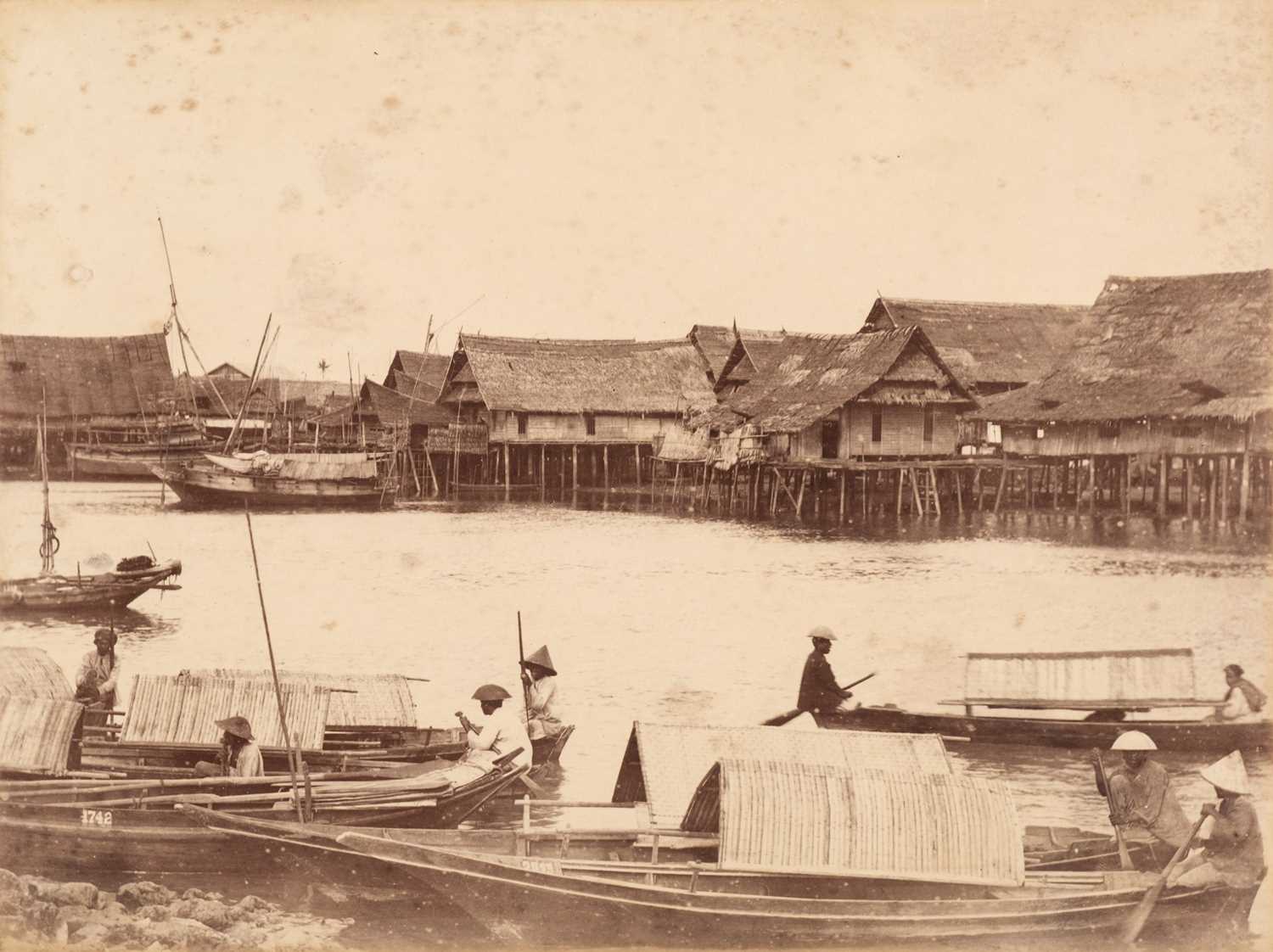 Lot 46 - Travel Photographs. An assorted group of 10 albumen prints, c. 1880s