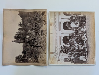 Lot 46 - Travel Photographs. An assorted group of 10 albumen prints, c. 1880s